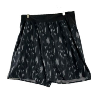 Lululemon Grey and Black Unlined Quick Dry Shorts Men's Size M